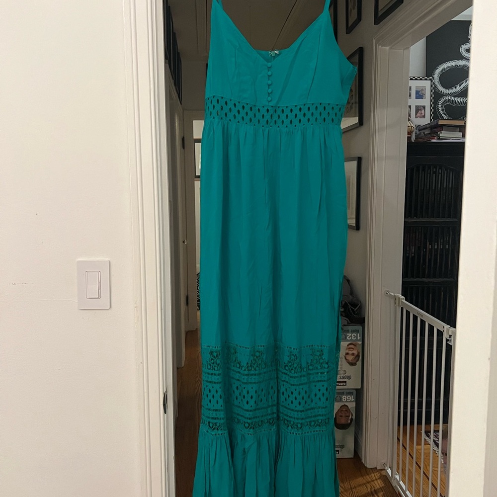 BB Dakota Vibrant GREEN Maxi Dress